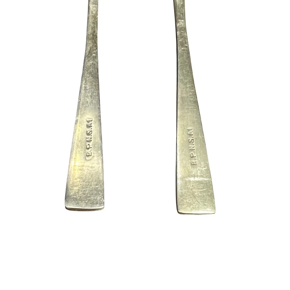 Vintage EPNS A1 Silver Plated Spoons‎ Set 3 Spoons Decorative